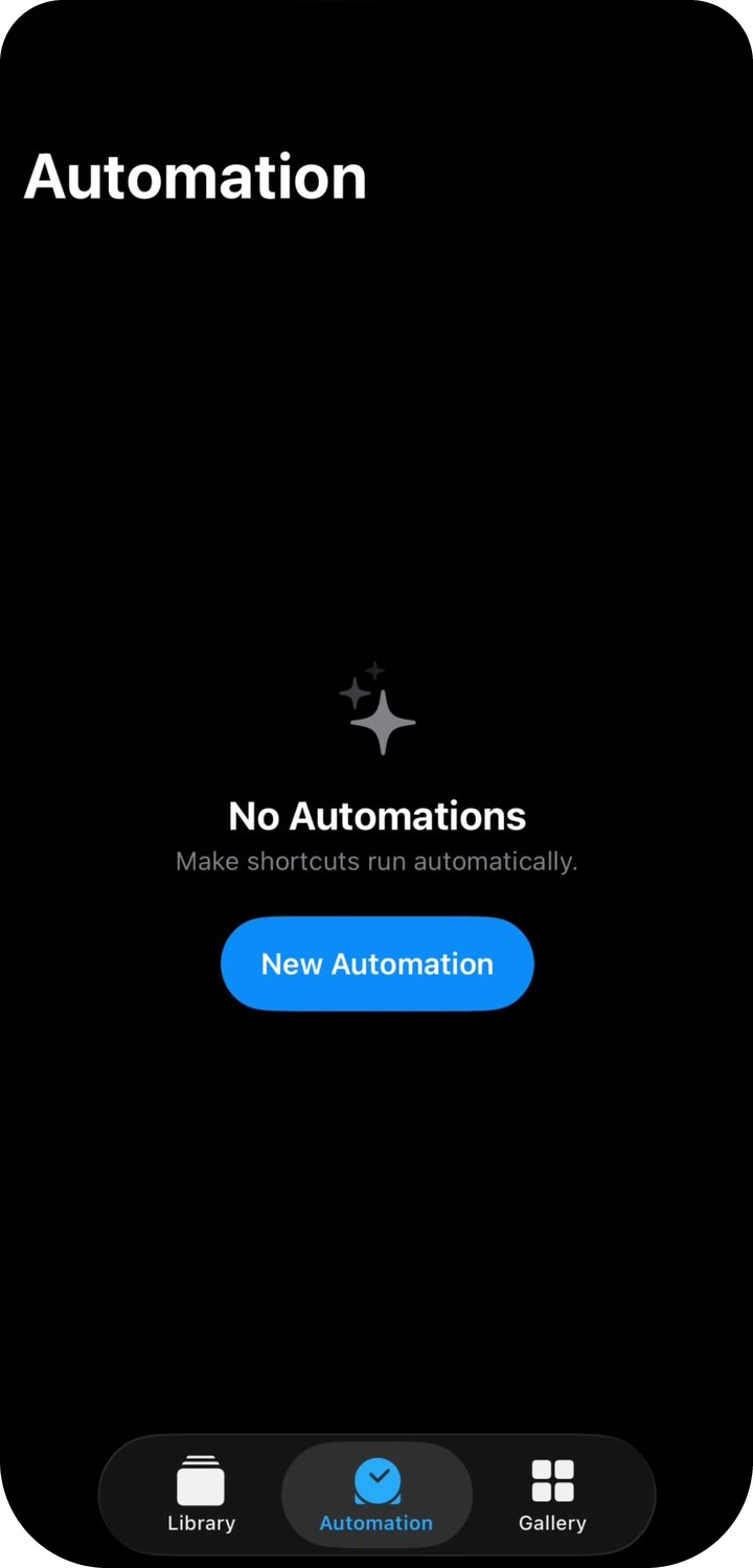 Tab Automation in Kurzbefehle